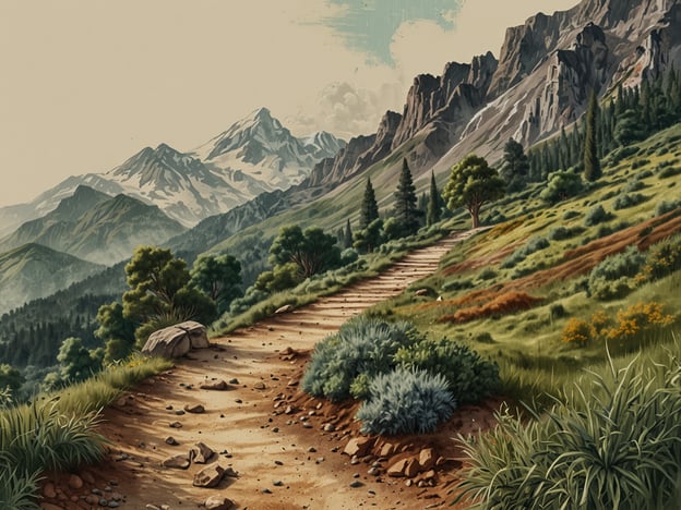 Auf dem Bild ist eine malerische Landschaft zu sehen, die von sanften Hügeln, schroffen Bergen und üppiger Vegetation geprägt ist. Diese Darstellung könnte gut den Cajas Nationalpark in Ecuador repräsentieren, der für seine beeindruckenden Hochgebirgslandschaften und die vielfältige Flora und Fauna bekannt ist.Nachhaltigkeit und Naturschutz sind im Cajas Nationalpark von zentraler Bedeutung. Der Park bietet geschützte Lebensräume für zahlreiche endemische Arten, darunter viele Pflanzen und Tiere, die nur in dieser Region vorkommen. Der Naturschutz in dieser Umgebung umfasst den Erhalt der natürlichen Ressourcen und die Förderung nachhaltiger Tourismusaktivitäten, die es Besuchern ermöglichen, die Schönheit der Natur zu genießen, ohne diese zu schädigen. Aktivitäten wie Wandern und Vogelbeobachtung in diesem einzigartigen Ökosystem unterstützen sowohl die lokale Wirtschaft als auch den Schutz der Umwelt.
