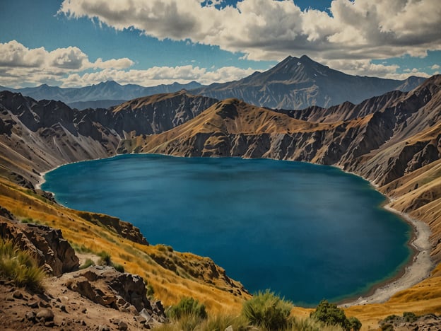 Auf dem Bild ist der Quillotoa-Kratersee in Ecuador zu sehen, umgeben von majestätischen Bergen und einer beeindruckenden Landschaft. Der See ist bekannt für seine strahlend blaue Farbe und die steilen Klippen, die ihn umgeben.Die besten Etappen des Quilotoa Loop sind oft:1. **Zug des Marktes in Saquisilí**: Ein farbenfroher Markt, ideal zum Einkaufen von Handwerk und lokalen Produkten.2. **Isinlivi**: Ein malerisches Dorf, perfekt für Spaziergänge und Übernachtungen in einfachen Hostels.3. **Chugchilán**: Bietet atemberaubende Ausblicke und Wandermöglichkeiten zu herrlichen Aussichtspunkten.4. **Quilotoa**: Der Höhepunkt des Loop, wo man die beeindruckende Kraterlandschaft und den klaren See genießen kann.Die Kombination aus Natur und Kultur macht diesen Ort besonders reizvoll.