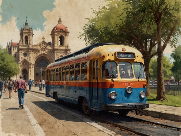 Auf dem Bild ist eine alte Straßenbahn zu sehen, die vor einer beeindruckenden, historischen Kirche steht. Es scheinen viele Menschen in der Umgebung zu sein, die die Architektur bewundern und die Atmosphäre genießen.### Anreise:Für den Besuch dieses Bereichs empfiehlt es sich, öffentliche Verkehrsmittel wie Straßenbahnen oder Busse zu nutzen, um die Umgebung bequem zu erkunden. Informieren Sie sich vorher über die Fahrpläne und Routen, um Wartezeiten zu minimieren. Alternativ können Sie auch einen Mietwagen in Betracht ziehen, um mehr Flexibilität zu haben.### Praktische Tipps für Besucher:1. **Öffnungszeiten der Kirche**: Überprüfen Sie die Öffnungszeiten, um sicherzustellen, dass Sie die Kirche besichtigen können.2. **Führungen**: Nutzen Sie geführte Touren, um mehr über die Geschichte der Kirche und der Region zu erfahren.3. **Sicherheit**: Achten Sie auf Ihre Wertsachen, besonders in belebten Bereichen.4. **Fotomöglichkeiten**: Suchen Sie nach verschiedenen Perspektiven, um die Architektur der Kirche und die Straßenbahn im Bild festzuhalten.5. **Essen und Trinken**: Erkunden Sie lokale Cafés oder Restaurants in der Nähe für eine kurze Pause und genießen Sie die regionale Küche.