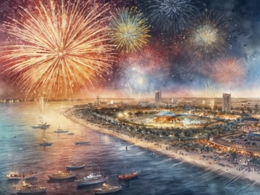 Ras Al Khaimah feiert 2025 mit rekordbrechender Drohnen- und Feuerwerksshow