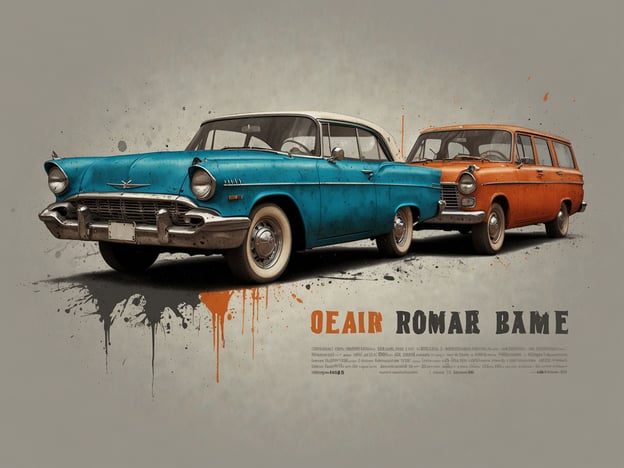 Auf dem Bild sind zwei klassische Autos zu sehen: ein blauer Oldtimer und ein orangefarbener Kombi.**Praktische Tipps für deinen Besuch:**1. **Planung:** Informiere dich über Oldtimer-Ausstellungen oder Autoshows in deiner Nähe, um ähnliche Fahrzeuge zu sehen.2. **Kamera mitnehmen:** Halte die schönsten Modelle mit Fotos fest, die die Details gut zeigen.3. **Gesprächsbereitschaft:** Sprich mit anderen Autoliebhabern – sie haben oft interessante Geschichten oder Informationen.4. **Interesse wecken:** Nimm dir Zeit, um mehr über die Geschichte der Modelle zu erfahren. Manchmal gibt es Führungen oder Vorträge.5. **Zugang:** Überprüfe die Öffnungszeiten und eventuelle Eintrittspreise im Voraus, um unnötige Wartezeiten zu vermeiden.