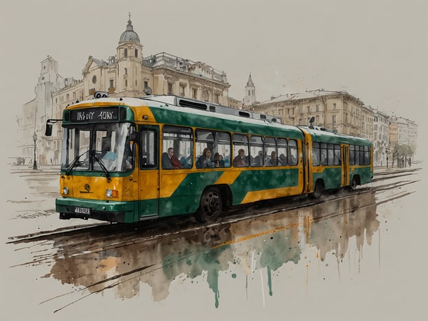 Auf dem Bild ist eine Straßenbahn zu sehen, die an einer urbanen Szenerie entlangfährt. Im Hintergrund erkennt man charakteristische Gebäude einer Stadt.Hier sind einige praktische Tipps für deinen Weihnachtsbesuch:1. **Frühzeitig planen:** Kläre im Voraus, wann dein Besuch stattfindet, und informiere deine Gastgeber über deine Ankunftszeit.2. **Geschenke vorbereiten:** Überlege dir nette kleine Geschenke oder eine Aufmerksamkeit für deine Gastgeber, um deine Wertschätzung zu zeigen.3. **Festliche Kleidung:** Kleide dich passend für die festliche Atmosphäre, das kommt gut an.4. **Hilfsbereitschaft:** Biete an, beim Kochen oder dem Aufräumen zu helfen, um dich aktiv einzubringen.5. **Gemütliche Gespräche:** Nutze die Gelegenheit für anregende Gespräche und teile positive Erinnerungen oder Geschichten.6. **Aktivitäten planen:** Überlege dir gemeinsame Aktivitäten, wie Spiele oder einen Spaziergang, um die Zeit zu genießen.Viel Spaß bei deinem Besuch!