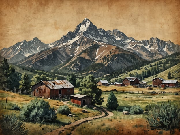 Auf dem Bild ist eine malerische Landschaft mit einem Bauernhof in einer bergigen Umgebung zu sehen. Die schneebedeckten Gipfel im Hintergrund bieten eine beeindruckende Kulisse.In der Nähe könnten folgende touristische Attraktionen und Aktivitäten zu finden sein:1. **Wandern**: Viele Wanderwege führen durch die umliegenden Berge, die sowohl für Anfänger als auch für erfahrene Wanderer geeignet sind.2. **Skifahren**: In den Wintermonaten bieten die Hügel und Berge Skimöglichkeiten in nahegelegenen Skigebieten.3. **Naturerkundung**: Die Region könnte Nationalparks oder Naturschutzgebiete beinhalten, die vielfältige Flora und Fauna bieten.4. **Angeln**: Nahegelegene Seen oder Flüsse könnten ideale Plätze für Angler sein.5. **Reiten**: Verschiedene Anbieter könnten Reitausflüge durch die malerische Landschaft anbieten.6. **Fotografie**: Die beeindruckenden Landschaften sind ein Paradies für Fotografie-Enthusiasten.Diese Attraktionen machen die Umgebung zu einem attraktiven Ziel für Natur- und Sportliebhaber.