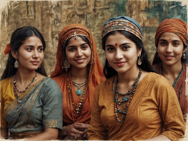 Auf dem Bild sind vier Frauen in traditioneller Bekleidung zu sehen, die vermutlich eine kulturelle Feier oder Gemeinschaftsveranstaltung repräsentieren. In Bahía Solano, einer Region Kolumbiens, spielt das Gemeinschaftsleben eine wichtige Rolle, da die Menschen häufig traditionelle Feste und Rituale feiern, die eng mit ihrer Kultur verwoben sind.Die Kleidung und Schmuckstücke könnten auf lokale Bräuche hinweisen, die von Generation zu Generation weitergegeben werden. Solche Versammlungen stärken die Bindungen innerhalb der Gemeinschaft und fördern den kulturellen Austausch, was für Bahía Solano von zentraler Bedeutung ist. Die Präsenz von Musik, Tanz und Handwerk in diesen Zusammenkünften ist ebenso typisch und zeigt die Vielfalt und den Reichtum der lokalen Kultur.