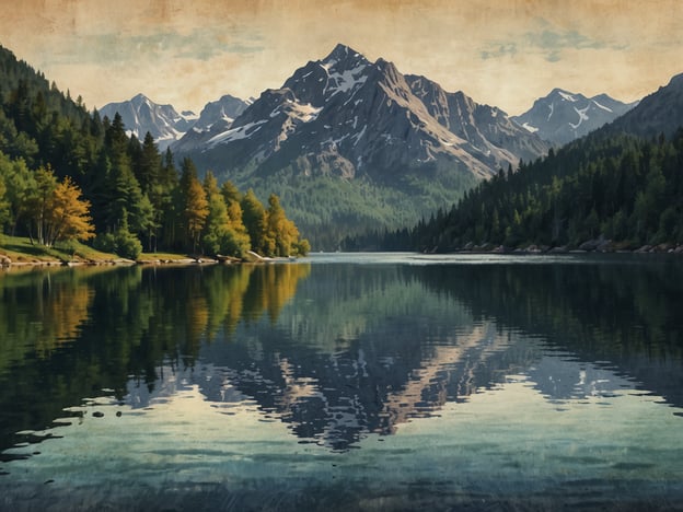 Auf dem Bild ist eine ruhige Landschaft zu sehen, die die Schönheit des Rießersee einfängt. Der See spiegelt majestätische Berge und üppige Wälder wider. Die Farben der Bäume scheinen im sanften Licht zu leuchten, während die umgebenden Berge mit ihren schneebedeckten Gipfeln eine beeindruckende Kulisse bieten. Die Gesamtstimmung ist friedlich und erholsam, perfekt zum Entspannen und die Natur zu genießen.