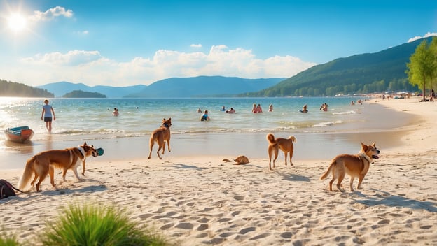 Der Hundestrand Bansin im Überblick