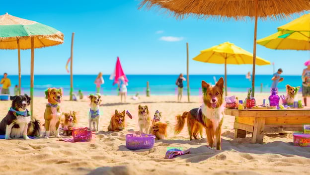Ausstattung und Angebote am Hundestrand