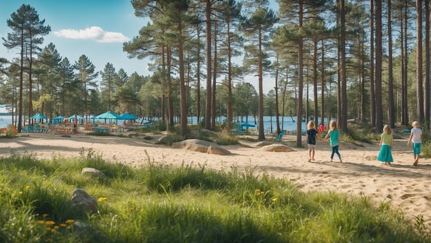 Die Traumlage des Kinderresorts