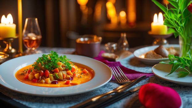 Kulinarische Genüsse im Hotelrestaurant