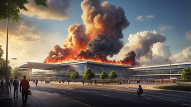 Heathrow lahmgelegt: Stromausfall durch Feuer