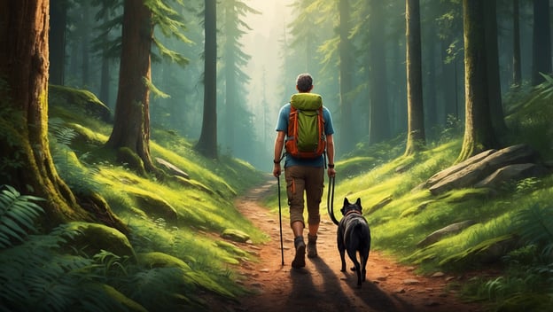 Ausrüstung für Hund und Mensch
