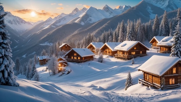 Winterliche Abenteuer in den Bergen