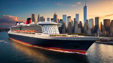 Queen Mary 2 bei USA-Jubiläum 2026 in New York
