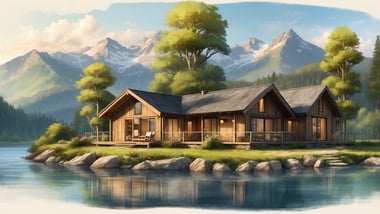 Öko-Luxus in der Natur: 4 neue Hütten in Frankreich
