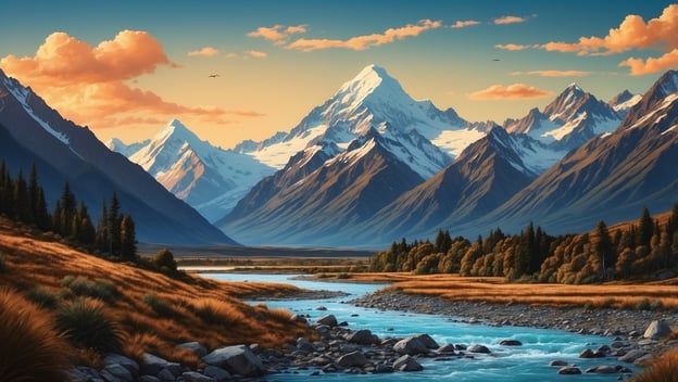 Naturwunder im Mount Cook Nationalpark