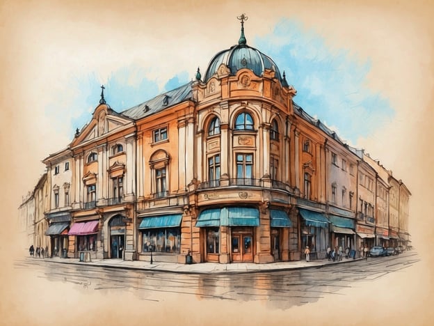 Auf dem Bild ist ein hübsches, historisches Gebäude zu sehen, das sich gut für das Einkaufen in Riga eignet. Die bunten Fensterläden deuten darauf hin, dass hier verschiedene Geschäfte untergebracht sind, die sicherlich einzigartige Souvenirs anbieten. Besucher könnten hier lokale Handwerkskunst, Riga-spezifische Produkte und andere Erinnerungsstücke finden, die typisch für die Region sind. Die architektonischen Details des Gebäudes machen es zu einem ansprechenden Ziel für Touristen, die neben dem Einkaufen auch die Schönheit der Stadt genießen möchten.