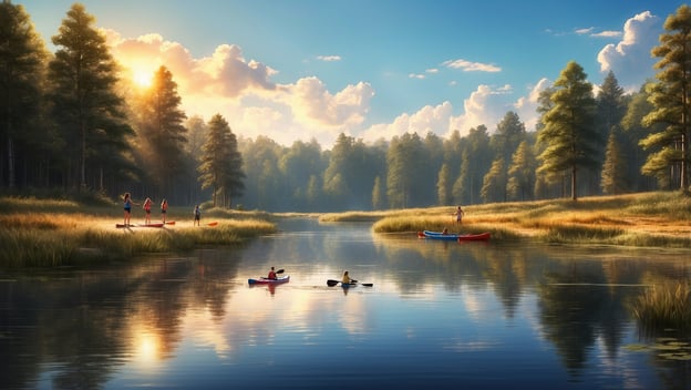 Aktiv am Wasser: Sport und Spaß für die ganze Familie