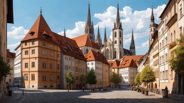 Gotische Pracht hoch über der Altstadt