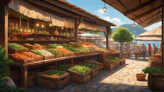 Tisch und Markt Kulinarisches von Feld und See