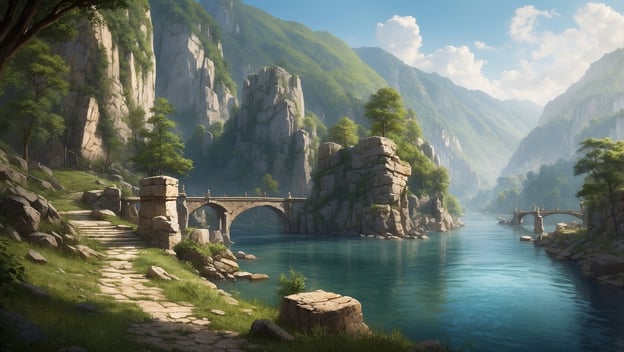 Wo Fels und Fluss Geschichten flüstern