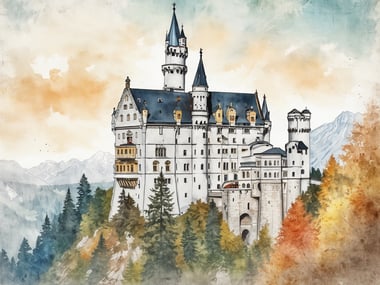 Schloss Neuschwanstein entdecken mit Bus und Radtour ab München