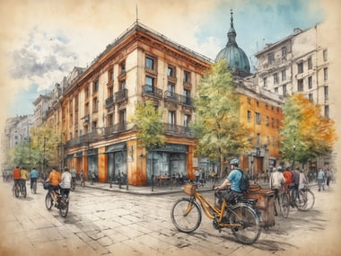 Erkunde Berlin auf einer spannenden Radtour mit Biergartenstopp