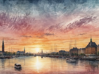 Hamburg Alster Segeltour mit Sundowner