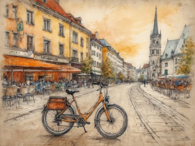 Erkunde München mit dem Elektrofahrrad