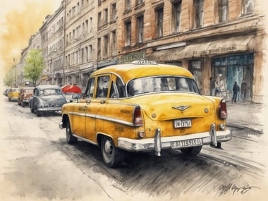 Private Taxi Tour durch Berlin Ost und West und den Kiez 5-6h