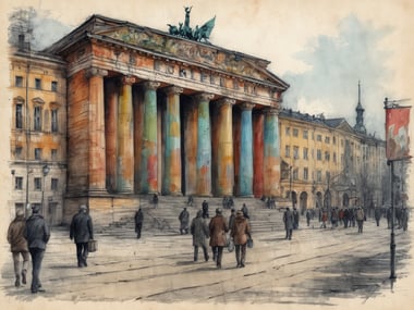 Erkunde das düstere Erbe Berlins bei einer geführten Tour auf Französisch