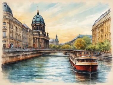 Erlebe Berlin vom Wasser aus bei einer entspannten Schifffahrt