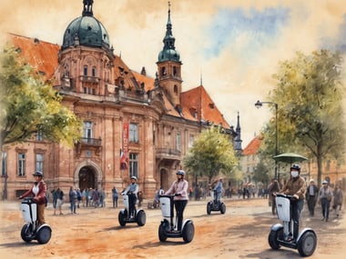 Segway-Tour durch Mannheim: Altes Rathaus, Wasserturm & Ehrenhof
