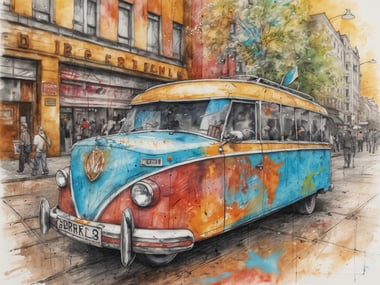 Entdecke Berlins Street Art bei einer privaten Tour mit dem Auto oder zu Fuß
