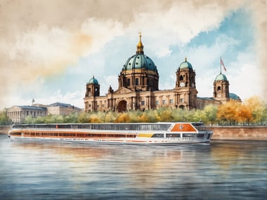Erkunde Berlin vom Wasser aus bei einer 3,5-stündigen Spreefahrt