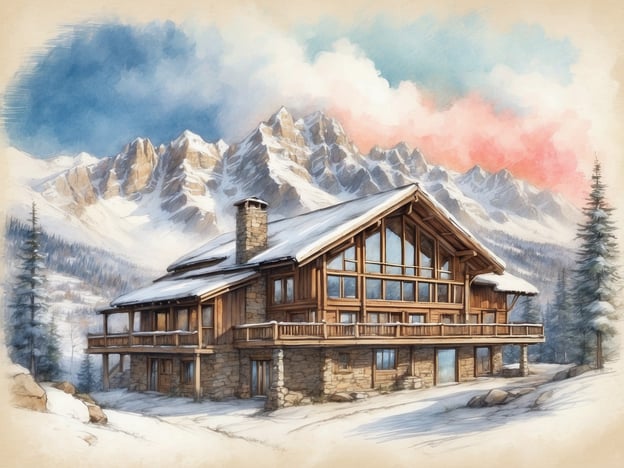 Auf dem Bild ist ein beeindruckendes Chalet in einer winterlichen Landschaft zu sehen. Die Architektur des Hauses kombiniert Holz- und Steinelemente und bietet große Fenster, die einen Blick auf die umliegenden schneebedeckten Berge ermöglichen. Es scheint eine ruhige und malerische Umgebung zu sein, die sich ideal für winterliche Aktivitäten eignet.In Bezug auf Landal Winterberg bietet dieser Ferienort eine Vielzahl von Möglichkeiten für Outdoor-Aktivitäten, wie Skifahren und Wandern. Die Unterkünfte sind komfortabel und laden dazu ein, die Schönheit der winterlichen Natur zu genießen. Ein perfekter Ort für Familien und Naturliebhaber!