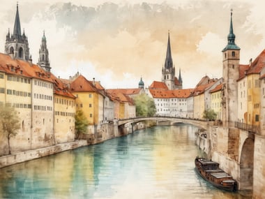 Entdecke Regensburgs UNESCO-Welterbe bei einer privaten Tour ab München