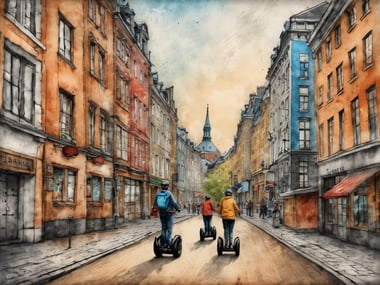 Erkunde Hamburg auf dem Segway bei einer 3-stündigen Tour