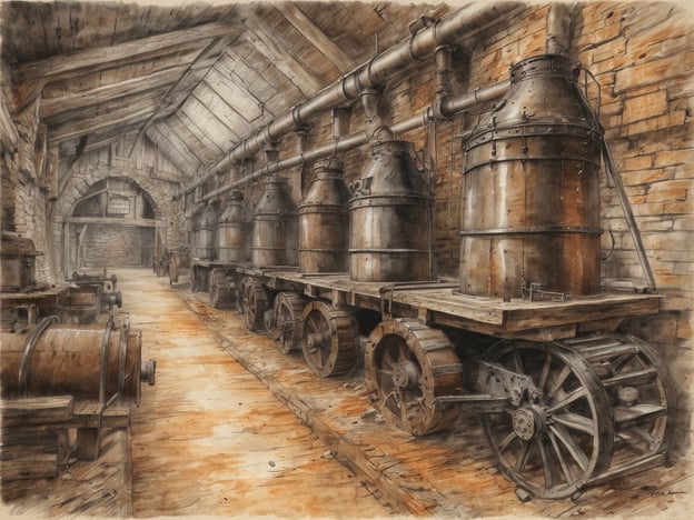 Erlebe die Geschichte der Bleiminenfertigung im Museum "Alte Mine" bei einer öffentlichen Führung