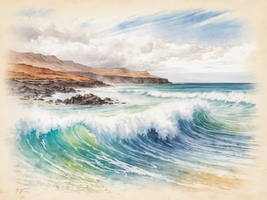Surfen auf Fuerteventura beste Zeit für Wellen