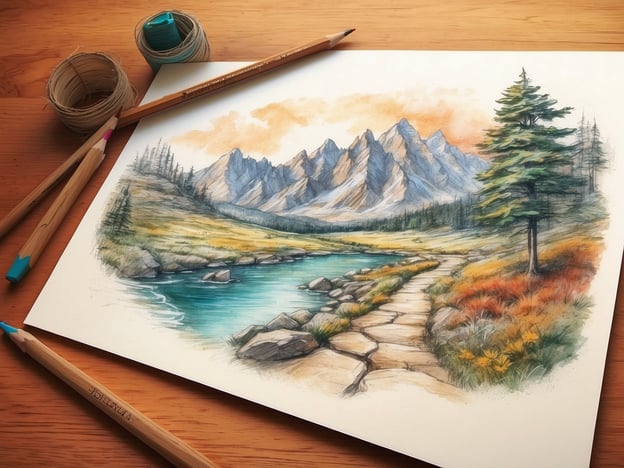Auf dem Bild ist eine malerische Landschaft mit Bergen, einem klaren Fluss und einem Steinweg zu sehen. In der Umgebung könnte man zahlreiche Ausflugsziele finden, wie zum Beispiel:1. **Der Nationalpark Berchtesgaden** – Bekannt für seine beeindruckenden Berge und die unberührte Natur.2. **Der Tegernsee** – Ein schöner Ort für Wanderungen und Bootsfahrten.3. **Die Zugspitze** – Deutschlands höchster Gipfel, ideal für Bergliebhaber.4. **Der Schliersee** – Beliebt für Wassersport und entspannte Wanderwege.Diese Orte bieten hervorragende Möglichkeiten für Outdoor-Aktivitäten und Naturerlebnisse.