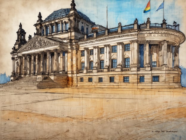 Reichstag in Berlin leuchtet wieder wie vor 30 Jahren