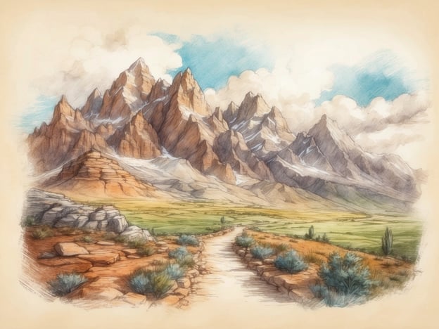Auf dem Bild sind beeindruckende, schneebedeckte Berge mit einer malerischen Landschaft zu sehen. Der Weg im Vordergrund scheint zu einem Abenteuerausflug einzuladen. In dieser Umgebung könnten Aktivitäten wie Wandern, Klettern oder Fotografie typisch sein.Die Nähe zu den Bergen bietet auch die Möglichkeit, die Natur zu erkunden, vielleicht durch geführte Touren oder Trails, die atemberaubende Ausblicke auf die Umgebung bieten. Zudem könnten sich in der Region Seen oder Flüsse befinden, die ideale Orte zum Angeln oder für entspannende Picknicks darstellen.