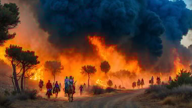 Mehr als 1.500 Menschen fliehen vor Waldbrand auf Kreta – Sei vorsichtig im Urlaub!