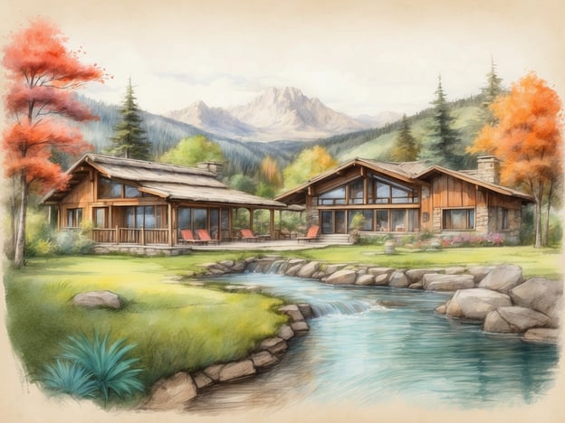 Auf dem Bild sind zwei gemütliche Holzchalets in einer idyllischen Naturlandschaft zu sehen. Die Gebäude stehen in einer grünen Umgebung mit Bäumen, bunten Pflanzen und einem kleinen Gewässer, das sanft plätschert. Die Szenerie vermittelt eine ruhige, entspannende Atmosphäre, die typisch für Urlaubsorte in der Natur ist.
Center Parcs Erperheide bietet eine ähnliche Erfahrung. Es liegt in Belgien und ist bekannt für seine natürlichen Umgebungen, Unterkünfte in Form von ansprechenden Ferienhäusern und eine Vielzahl von Aktivitäten für Familien. Hier können Besucher die Natur genießen, im Aqua Mundo schwimmen und verschiedene Outdoor-Aktivitäten ausprobieren, von Radfahren bis zu Wassersportarten. Die Kombination aus Erholung und Abenteuer macht es zu einem beliebten Ziel für Kurzurlaube.