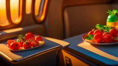 Genieße frische Kiso-Tomaten in der First Class von Singapore Airlines