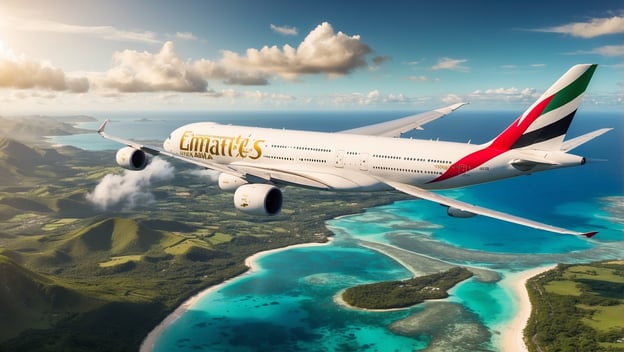 Emirates fliegt jetzt dreimal täglich mit A380 nach Mauritius