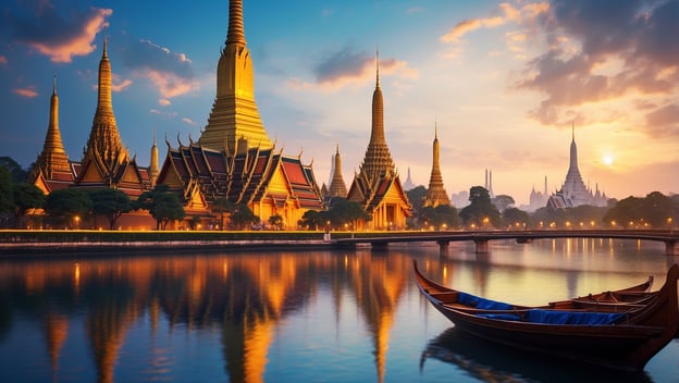 Märkte und Tempel in Bangkok erkunden