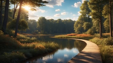 Barfußpark Lüneburger Heide pure Natur unter den Füßen