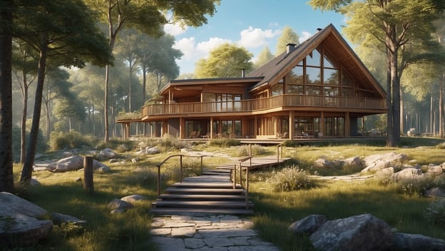 Im Baumhaus schlafen Abenteuer in der Lüneburger Heide