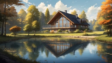 Ferienhaus am See in der Lüneburger Heide Traumlage